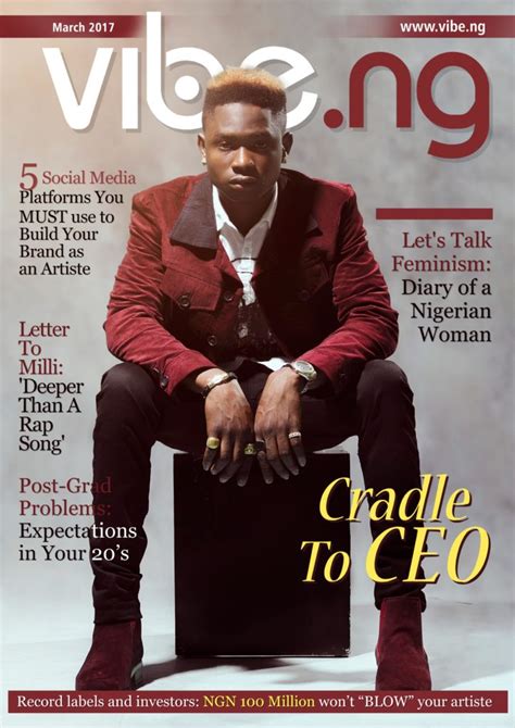 The publication predominantly features r&b and hip hop music artists, actors and other entertainers. Lil Kesh Covers March 2017 Issue of Vibe.ng Magazine ...