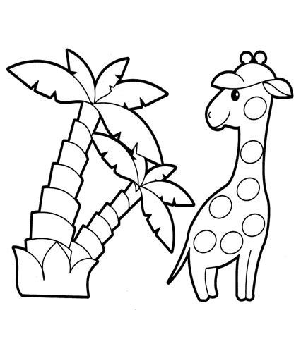 The giraffe coloring pages printable are very relatable because your kid might already enjoy the beauty of this animal. Giraffe Coloring Pages for Kids