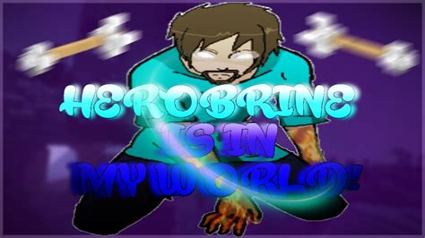 Well, herobrine is obviously fake, but the picture is amazing! Herobrine in my World!!(Caught in tape!) - YouTube