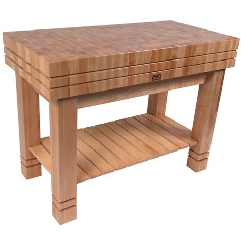 John boos' florence island … butcher block kitchen island with seating can be the good kitchen themes that you can choose. John Boos Grooved Block Kitchen Island | Butcher block ...