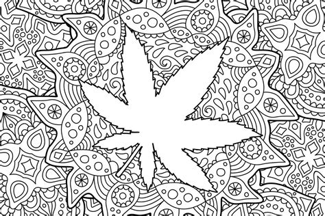 Full size book with heavy duty cover. Cannabis Coloring Pages - Coloring Home