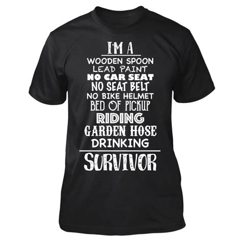 I'm A Wooden Spoon Survivor Front picture | Wooden spoon survivor, Wooden spoon survivor shirt ...