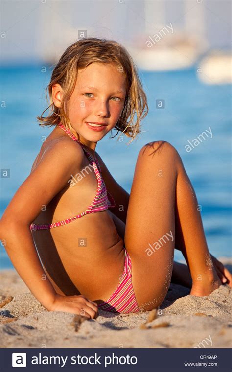 See more with the world's most diverse stock photo library. France, Corse du Sud, Rondinara beach, young girl Stock ...