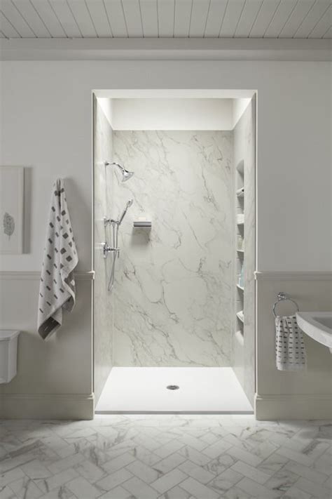 Coordinates with other products in the devonshire® collection. Image result for kohler choreograph shelves | Bathroom ...