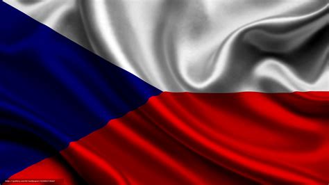 Dies war früher bekannt als tschechische republik. Download Hintergrund Tschechien, Satin, Flagge ...