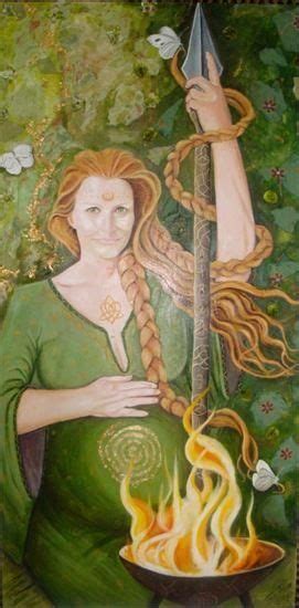 While we have no scientific celtic mythology speaks of the goddess brigit (also known as brigid) who is daughter to the dagda. Beautiful artwork for Imbolc :) Thanks to Confessions of ...