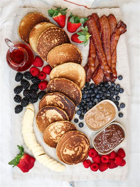 Healthy Pancake Breakfast Board - A Bright Moment