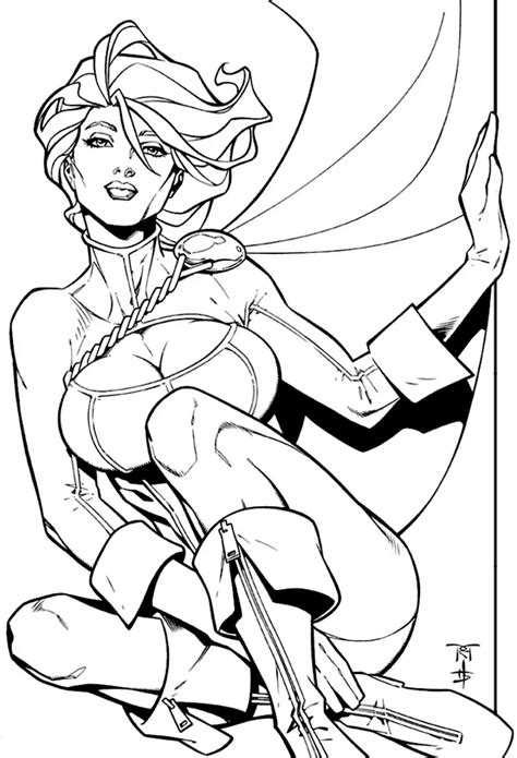 #### do you want to learn how to draw and coloring your favorite cartoon characters ?!! Pin by Colin Melton on Power Girl has never lost a staring ...