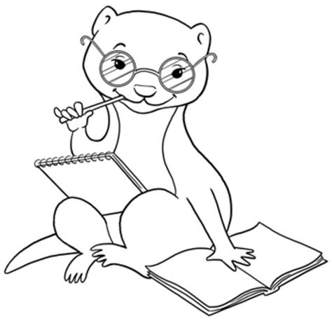 Get crafts, coloring pages, lessons, and more! Ferret Coloring Pages at GetColorings.com | Free printable ...