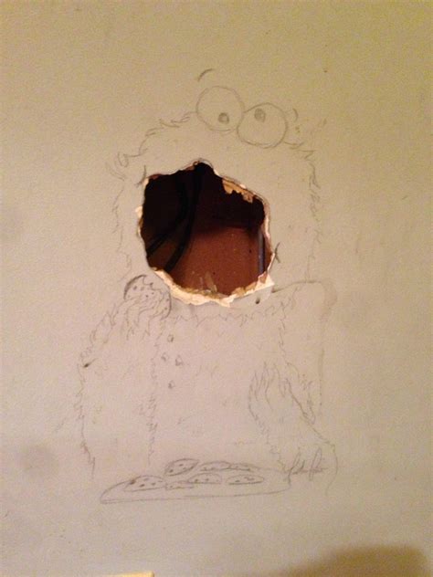 Have you ever fixed a big drywall hole? The only way to fix a hole in the wall : funny