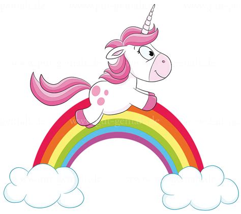 Clip arts waren ursprünglich nur illustrationen, die aus freien bildwerken oder speziellen clipart märchen ausmalbild einhorn auf der wiese zum ausmalen. Regenbogen Einhorn Clipart : Clipart - einhorn, regenbogen ...