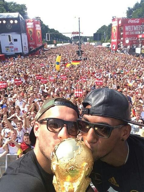 #lukas podolski #why the gladiator music though? Podolski and Boateng | Lukas podolski, World cup trophy ...