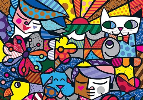 His canvas was any scrap of newspaper or cardboard he could find. Simplesmente Sereníssima: Resenha Puzzle do Romero Britto ...