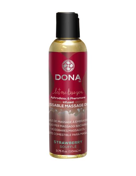 Manroyale morning seduction of hot lovers. Dona by Jo Kissable Massage Oil Strawberry 3.75oz ...