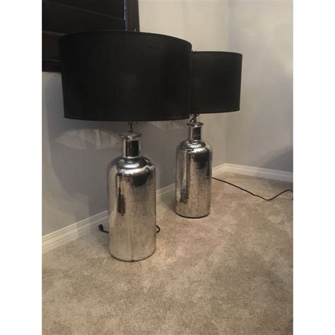 Now discontinued, this lamp was from restoration hardware. Restoration Hardware Mercury Glass Table Lamps - A Pair ...