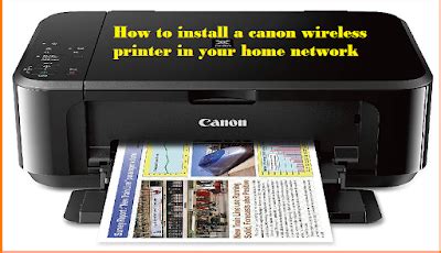 You can specify the printer connection settings and install the printer driver using easy installation as a series of the value to be entered varies depending on how the ip address of the printer was set. How to install a canon wireless printer in your home ...