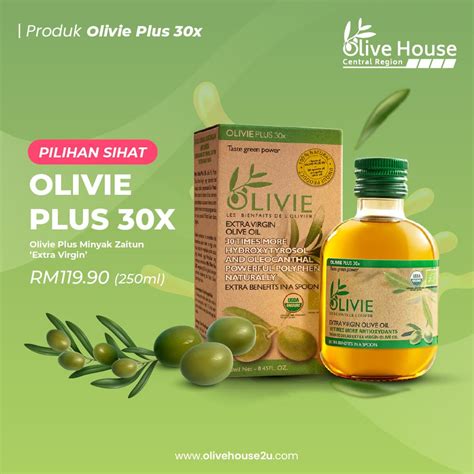 Olivie plus 30x malaysia, johor bahru. Olivie Plus 30x Minyak Zaitun Asli Organik 30 Kali Ganda ...