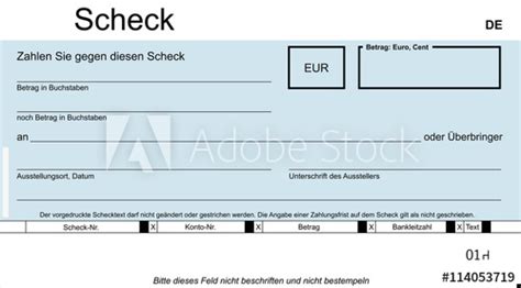 Einfach kostenlos ausdrucken, familienkalender mit mehreren spalten, vorlagen ausdrucken. Original Scheck - blanko blue - kaufen Sie diese ...