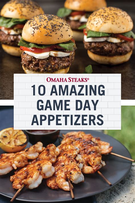 20 awesome appetizers to get you excited for the return of football season. Top Ten Game Day Appetizers | Game day appetizers, Omaha ...