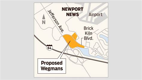 Consider us the triple g for all of your shopping needs: Map: Proposed Wegmans grocery store in Newport News ...