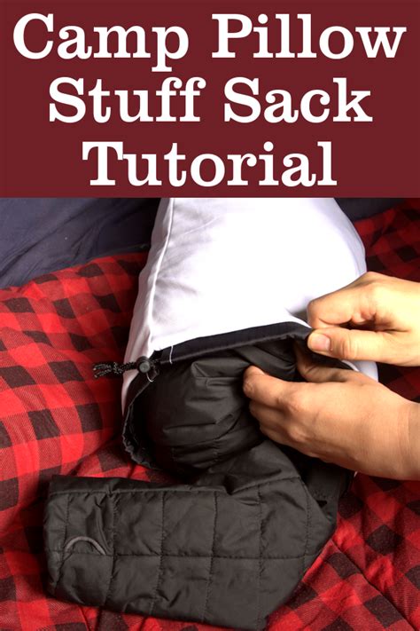 Check out this cheap and easy way to create a durable stuff sack for hiking or camping out of a tyvek mailer, a length of paracord, and some dental floss. DIY camp pillow stuff sack tutorial | Camping pillows, Tutorial, Sack
