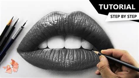 Shop for art prints + merchandise; How to Draw Realistic LIPS | Tutorial for BEGINNERS ...