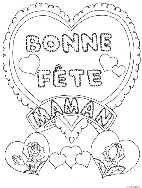 Ici tu es dans la rubrique coloriage message fete. Coloriage Fete Des Meres Bonne Fete Maman Dessin Fete Des ...