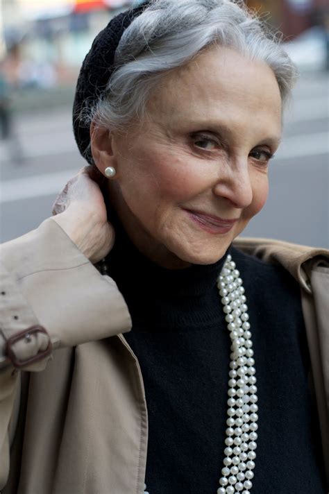 Women over 70 best go with short hair. "To Age Is A Privilege" - Advanced Style