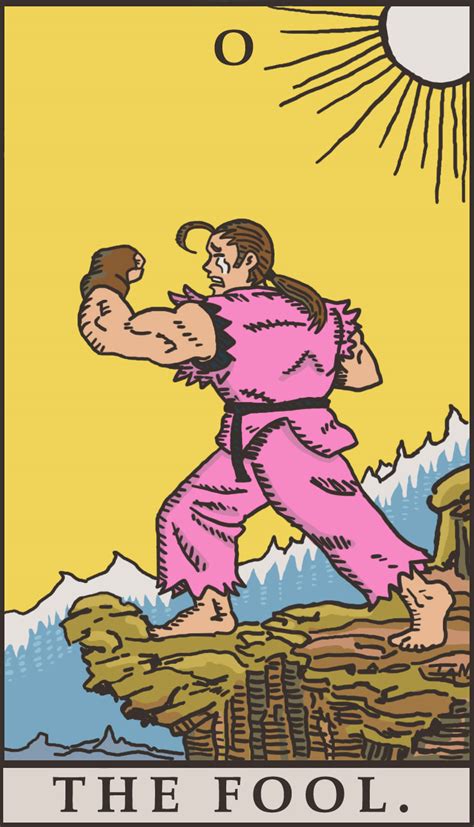 Instead, it details the crossing of paths and story lines particular to each character. Street Fighter Tarot Card #00