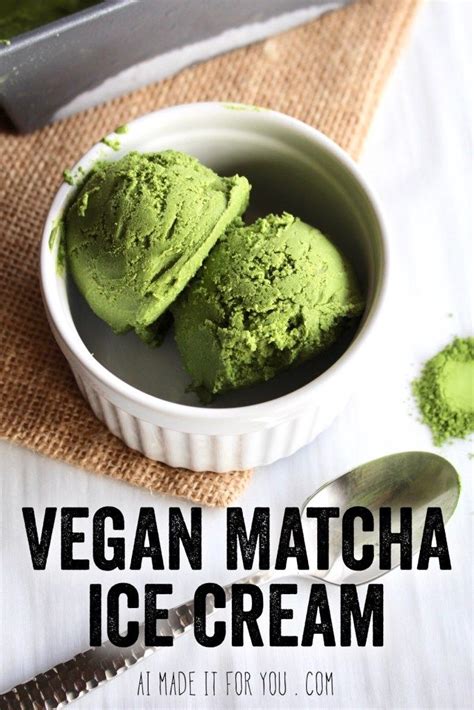 Beat the heat with ice cream that's on the healthier side. Vegan Matcha Ice Cream | Recipe (With images) | Matcha ice ...
