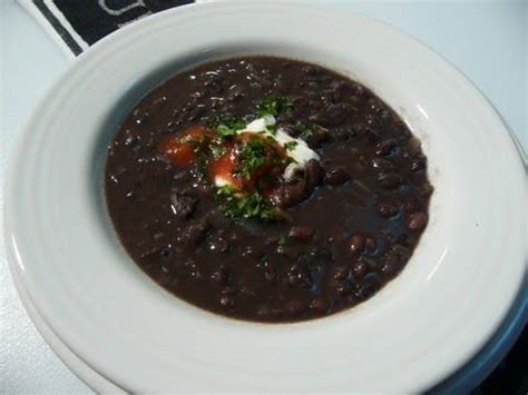 Some of these dishes are served as a main dish, and some are served to accompany other dishes as part of a main meal. BLACK BEAN SOUP - How to make BLACK BEAN SOUP Recipe | Bean soup recipes, Black bean soup, Soup ...