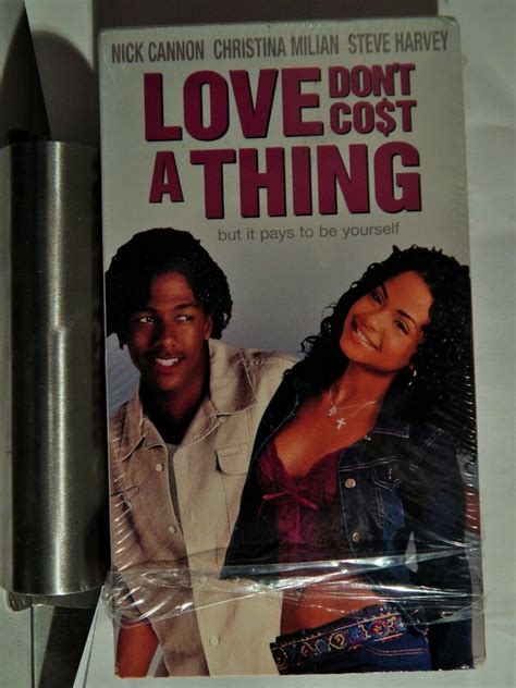 Love don't cost a thing (film). LOVE DON'T COST A THING (2004 ROMANCE) VHS NICK CANNON ...