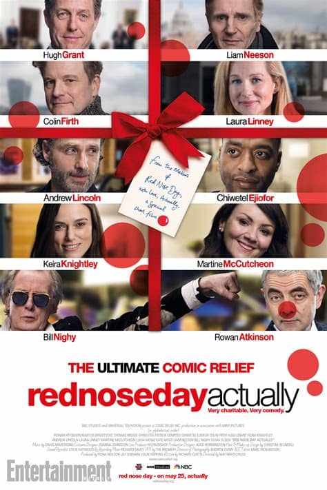 Билли боб торнтон, лора линни, лиам нисон и др. Love Actually short-film sequel gets a red-nosed new poster