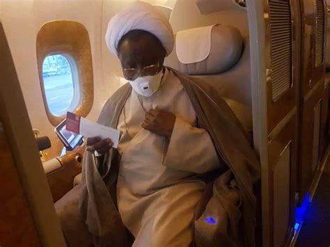 He is an imprisoned outspoken and prominent shi'a muslim leader in nigeria. El Zakzaky Arrives Nigeria, Whisked off by Security Agents ...