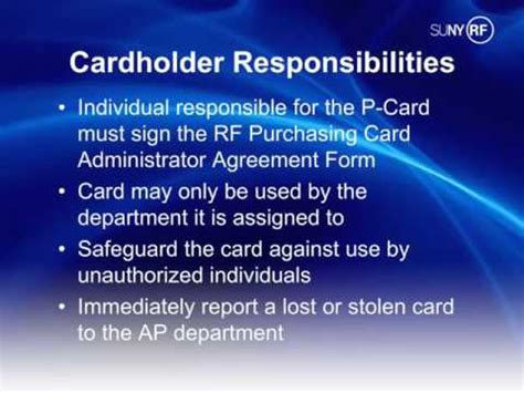Pcard manual contents program contacts general information guidelines transaction limit violations dean/director, supervisor, budget manager responsibilities cardholder responsibilities proxy responsibilities special conditions prohibited purchases frequently asked questions programs contacts cardholder training, application review, processing & setup charles mize pcard Purchasing Card Training - YouTube