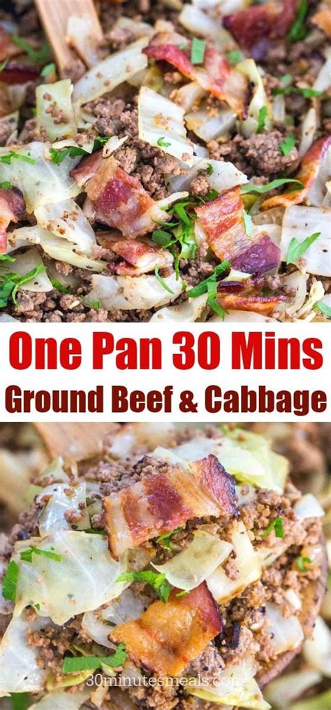 Welcome to a favorite weeknight pasta dinner recipe that is mix and match friendly. Ground Beef and Cabbage is a flavorful yet simple dinner ...