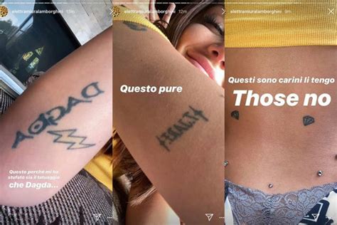 Una box regalo esclusiva con 3 paia di calze maculate dei colori iconici di elettra: Elettra Lamborghini vuole cancellare alcuni tatuaggi: Non ...