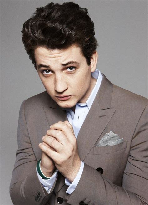 Miles teller age is 28 years old now. Pin by Leo M on Men's Hair | Miles teller, Actors, Cute ...