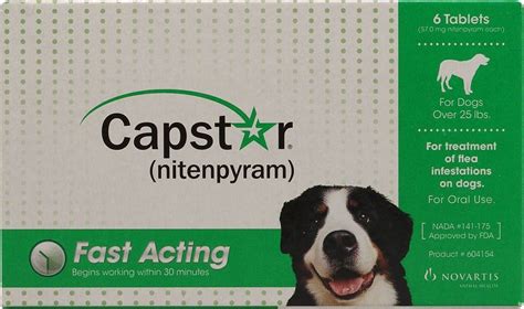Kills all fleas on puppies 7 weeks or older. Capstar Flea Tablets for Dogs over 25lbs. *** Do hope that you do love our photo. (This is our ...