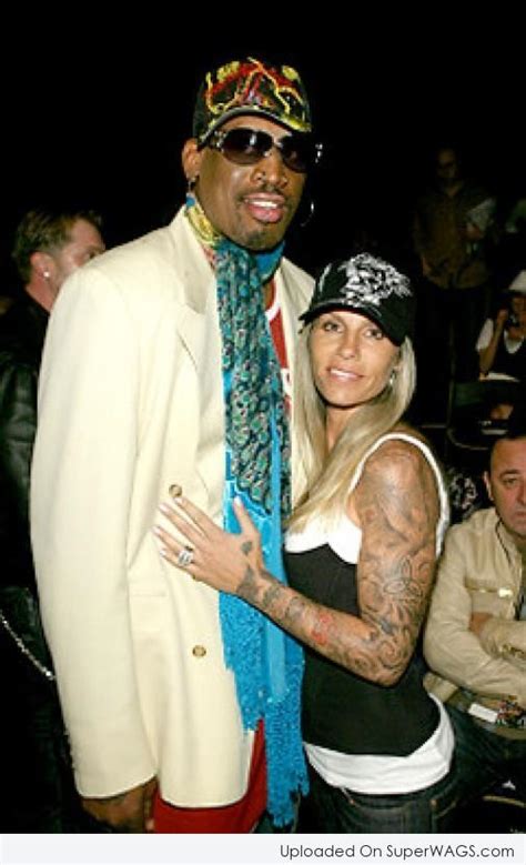 They couple met back in 1999. Dennis Rodman - Michelle Moyer | Super WAGS - Hottest Wives and Girlfriends of High-Profile ...