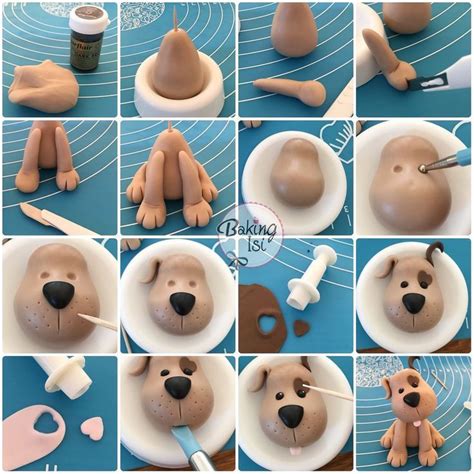 Check spelling or type a new query. Making of, Tutorial, Fondant Caketopper Dog, Puppy, Dog ...