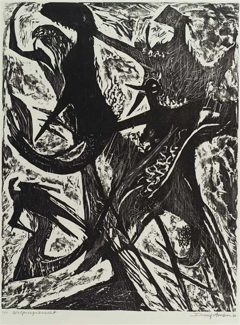 Cover your walls with artwork and trending designs from independent artists worldwide. Irving Armen, Walpurgisnacht, woodcut, 1953 | Art prints ...