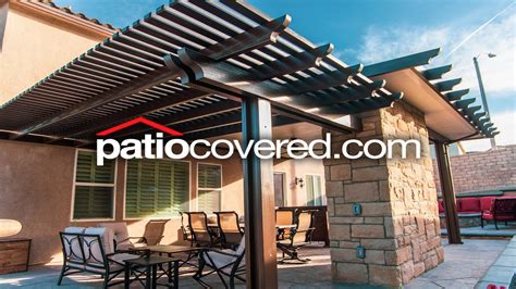 Patio covers are the best ways to enjoy the outdoors without sacrificing the homely comforts. Aluminum insulated and lattice | Alumawood patio cover ...