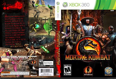 Mortal kombat (video game 2011). Mortal Kombat (2011) Xbox 360 Box Art Cover by FreakPoncho