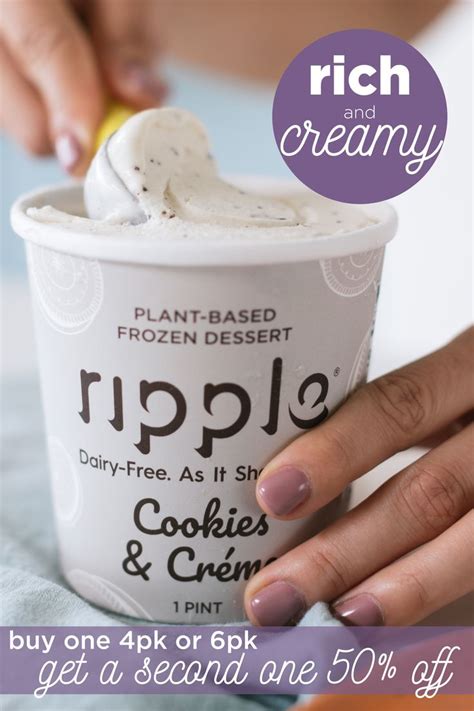We're passionate that vaping is not the answer to nicotine addiction. Ripple Plant-Based Frozen Dessert in 2020 | Food, How ...