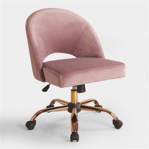Check spelling or type a new query. Lend a little luxe to your workspace with our plush adjustable desk chair. With a rose gold base ...
