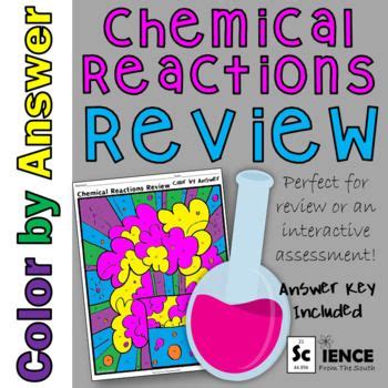 Chemical and physical changes take place around you all the time. Chemical Reactions Review Color by Answer Worksheet ...