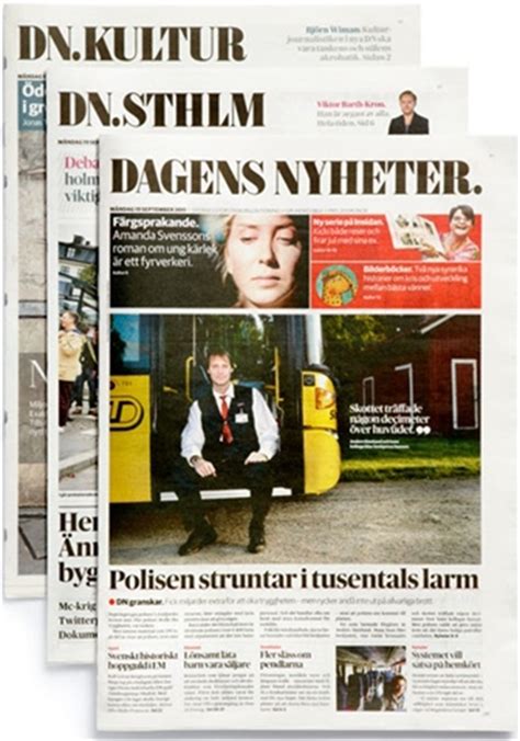 Tre upplyftande nyheter från veckan. Dagens Nyheter Prenumeration - Tidningskungen.se