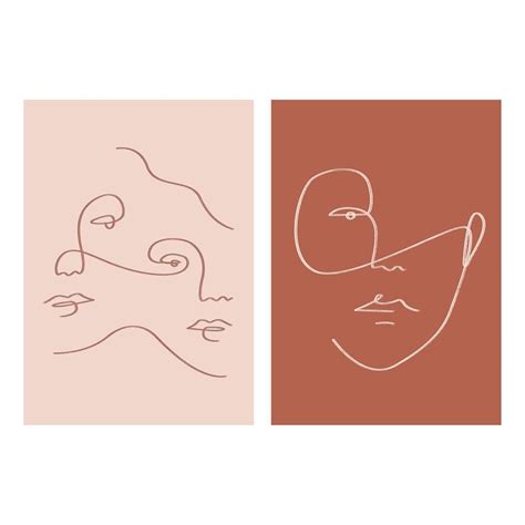 Modern minimalist continuos line female portrait. Kit Agar (@kitagar) • Instagram photos and videos | Line ...