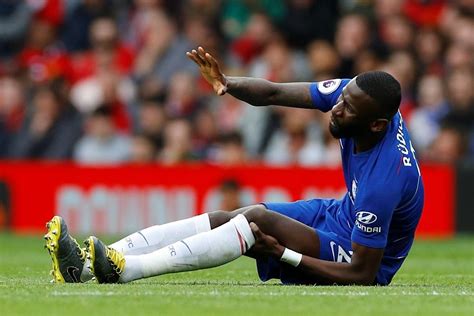 Rudiger admitted he 'should not come close with my mouth to his back'. Antonio Rudiger injury update: Chelsea defender undergoes ...